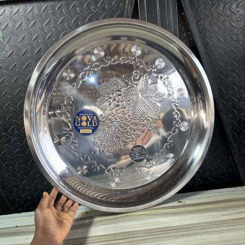 img_9764-3 Nova Stainless Serving Tray Flat - 55cm (Thick)