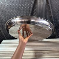 Nova Stainless Serving Tray Flat - 50cm