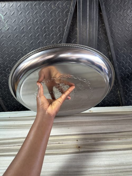 Nova Stainless Serving Tray Flat – 45cm