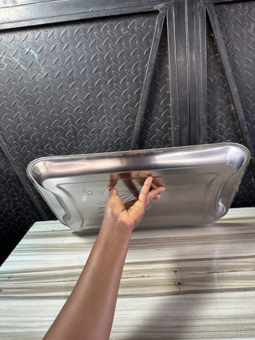 Nova Stainless Serving Tray Flat – 50cm (Four Corner) Thick