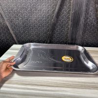 Nova Stainless Serving Tray Flat – 50cm (Four Corner) Thick