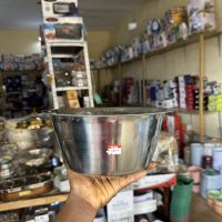 Stainless Bowl plate with Cover – Finger Gold 26cm