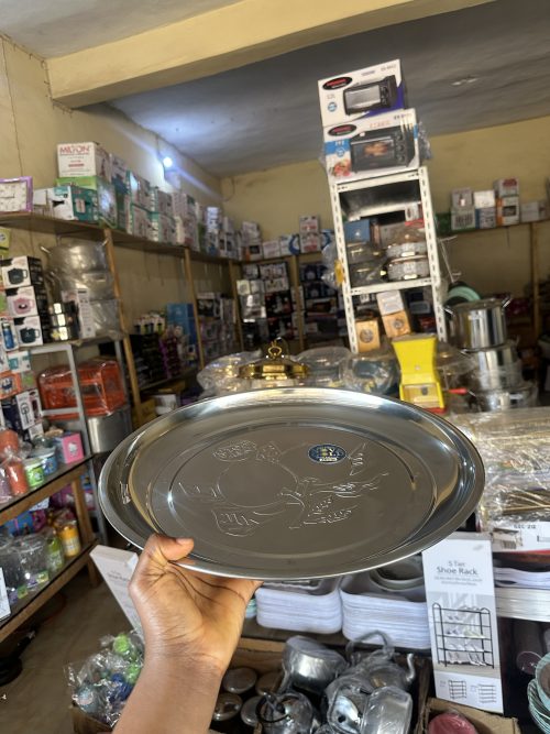 Nova Stainless Serving Tray Flat – 40cm (Thick)