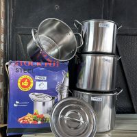 Ideal Stainless Stock Pot Big Size – 4 pieces