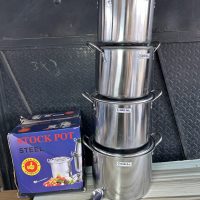 Ideal Stainless Stock Pot Small Size – 4 pieces