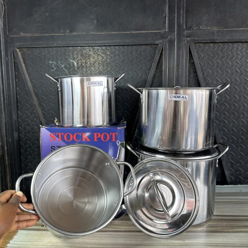 Ideal Stainless Stock Pot Small Size – 4 pieces