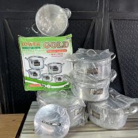 Tower Gold Cooking Pot Set 5 pieces