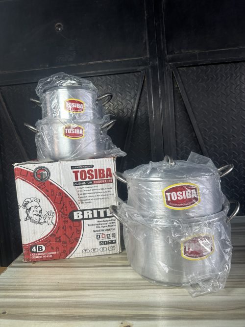 Tosiba Cooking Pot Big Size 4 pieces-4B Brite