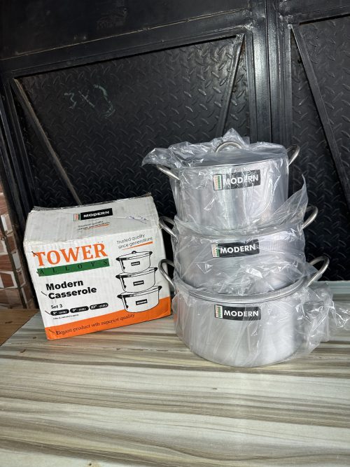 Tower Cooking Pot 3 pieces- Modern Casserole