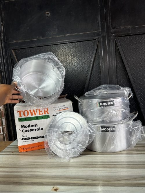 Tower Cooking Pot 3 pieces- Modern Casserole