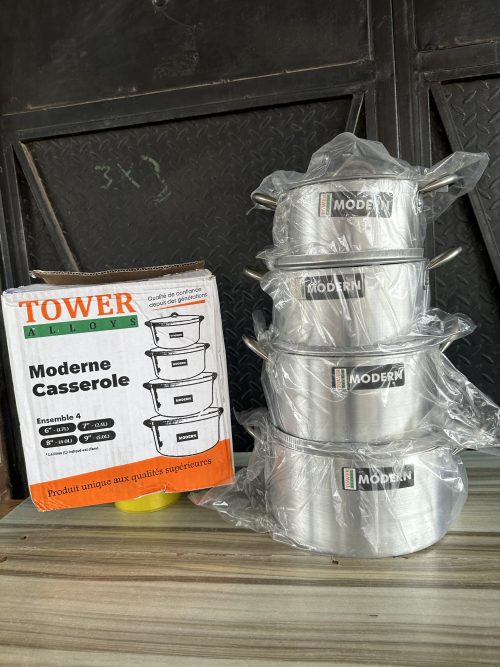 Tower Cooking Pot 4 pieces- Modern Casserole