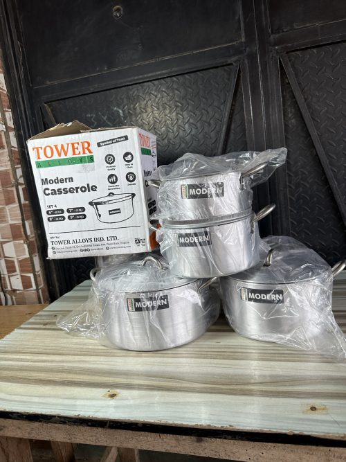 Tower Cooking Pot 4 pieces- Modern Casserole