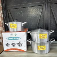 Kinka Gold Cooking Pot 3 pieces- 3B