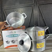 Kinka Gold Cooking Pot 3 pieces- 3B