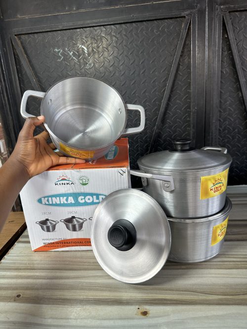 Kinka Gold Cooking Pot 3 pieces- 3A