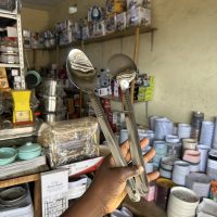 Stainless Cooking Spoon long - 14 inches