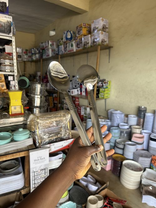 Stainless Cooking Spoon long - 14 inches