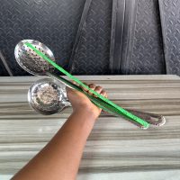 Stainless Cooking Spoon Perforated Skimmer long - 15 inches
