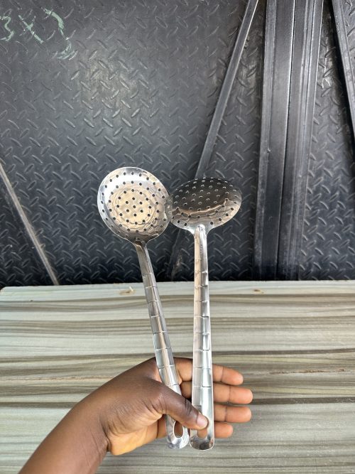 Stainless Cooking Spoon Perforated Skimmer Big Size – 13 inches