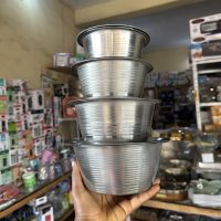 Stainless Soup plate with Cover - Finger Bowl set 4