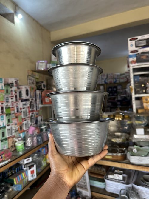 Stainless Soup plate with Cover - Finger Bowl set 4