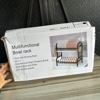 Dish drainer 2 layer Iron Plate Rack - Multifunctional Bowl Rack