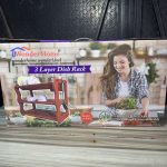 Dish drainer 3 layer Plastic Plate Rack