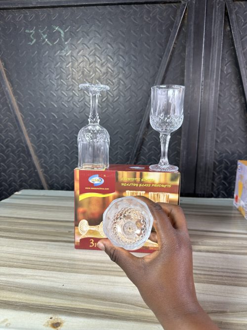 Smp Glass Wine Cup -3 pieces G3503-3