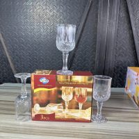 Smp Glass Wine Cup -3 pieces G3503-3