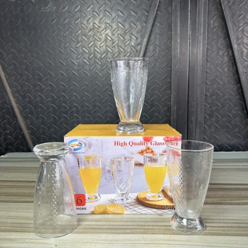 SMP Glass cup – 6 pieces Y3206B-6