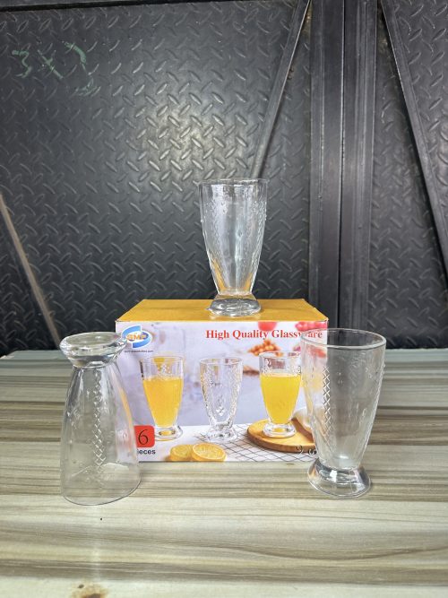 SMP Glass cup – 6 pieces Y3206B-6