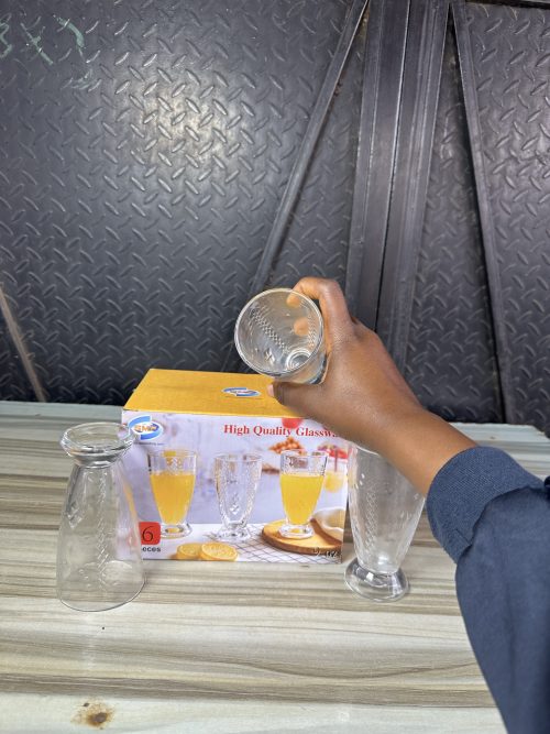 SMP Glass cup – 6 pieces Y3206B-6