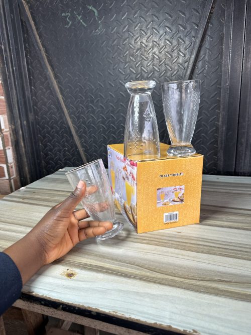 SMP Glass cup – 6 pieces Y3206B-6