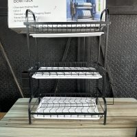 Dish drainer 3 layer Iron Plate Rack - Multifunctional Bowl Rack