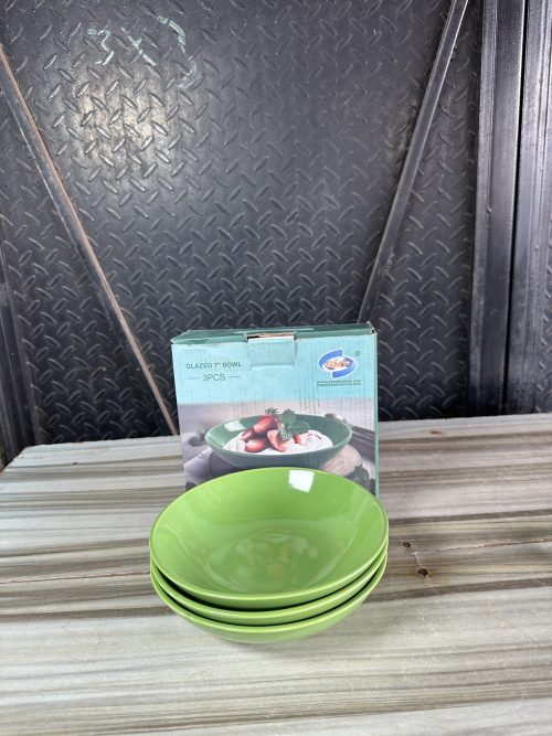 SMP Fashion Ceramic Soup Bowl 7” – 3 pieces