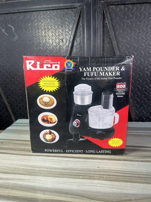 Rico HEAVY DUTY Yam Pounder & Fufu Maker - 800Watts
