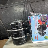 Hoffner Nonstick Cooking Pot Set – 3 pieces – HF - 6050
