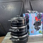 Hoffner Nonstick Cooking Pot Set – 3 pieces – HF - 6050