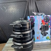 Hoffner Nonstick Cooking Pot Set – 3 pieces – HF - 6050
