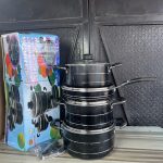 Hoffner Nonstick Cooking Pot Set – 4 pieces – HF - 8050