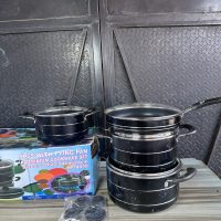 Hoffner Nonstick Cooking Pot Set – 4 pieces – HF - 8050