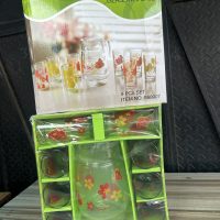 Glass Cup and Jug – 9 pcs Set