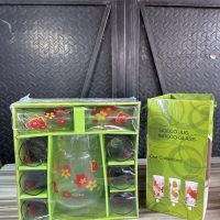 Glass Cup and Jug – 9 pcs Set