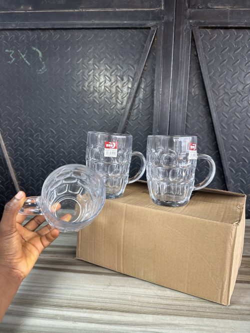 Glass Cup with Handle - 1 piece