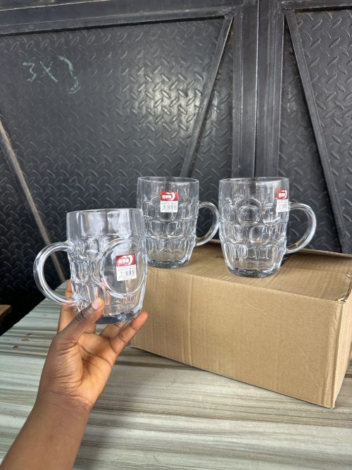 Glass Cup with Handle - 1 piece