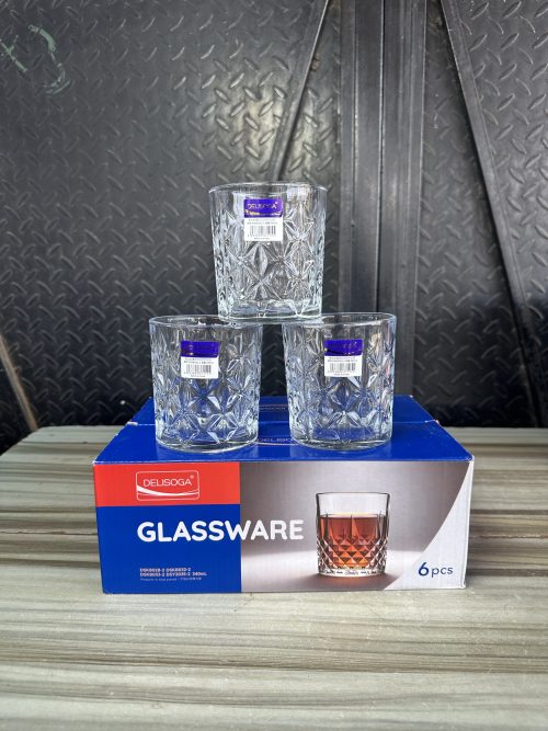 Delisoga Glass Cup 6 pieces- DSKB032-2