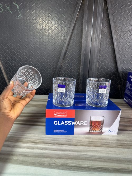 Delisoga Glass Cup 6 pieces- DSKB032-2