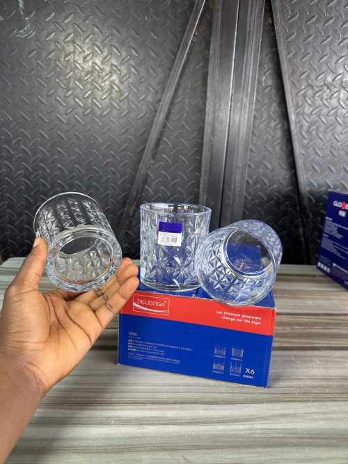 Delisoga Glass Cup 6 pieces- DSKB032-2