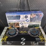 SMP Glass Table Double Gas Burner Infrared with Auto Ignition – GC1008